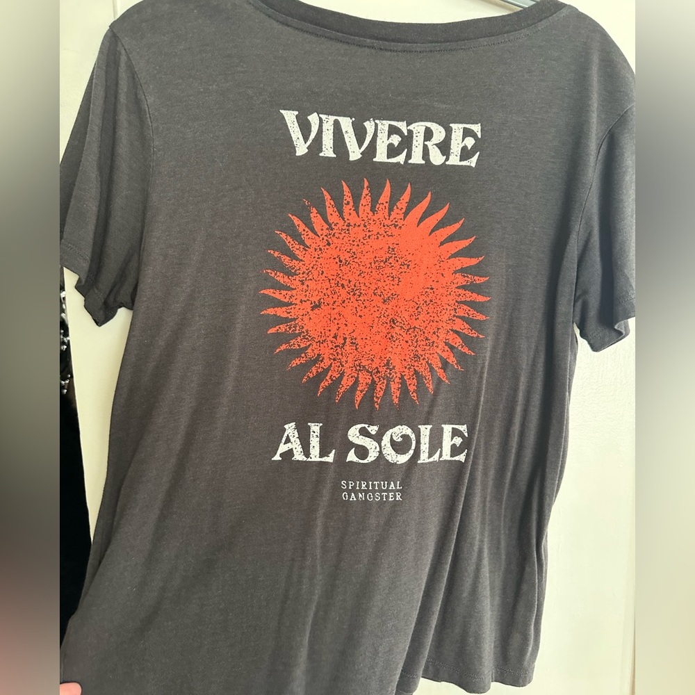 Worn twice - like new grey tshirt